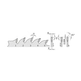 CMT 285.650.10 COMBINATION 10”x0.126”/0.087”x5/8” T=50 ATB+TCG